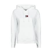 Tommy Jeans Sportig Sweatshirt White, Dam