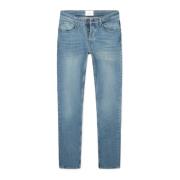 Pure Path Ryan Slim Fit Stone Washed Jeans Blue, Herr