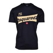 Dsquared2 Bomull T-shirt Black, Herr