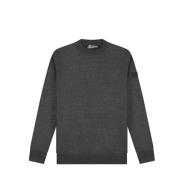 Malelions Antracit Sweater Mm3-Aw24-05 Gray, Herr