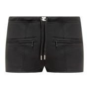 Courrèges Casual Shorts Black, Dam