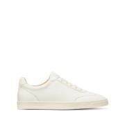 Brunello Cucinelli Logo Print Sneakers Vit Kalvskinn White, Herr