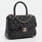 Chanel Vintage Pre-owned Laeder handvskor Black, Dam