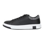 Armani Exchange Klassiska svarta herrsneakers Black, Herr