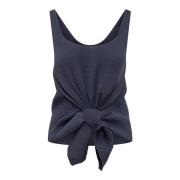 JW Anderson Sleeveless Tops Blue, Dam