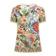 Etro Jersey Print Top Multicolor, Dam