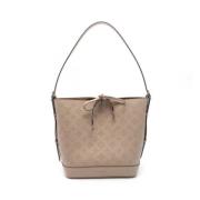 Louis Vuitton Vintage Pre-owned Laeder handvskor Beige, Dam