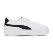 Puma Vit/svart låg sneaker damskor White, Dam