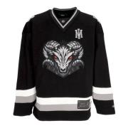 Dolly Noire Svart/Grå Hockey Crewneck Sweatshirt Black, Herr