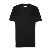 Philipp Plein Stilig grafisk T-shirt för män Black, Herr