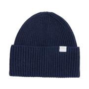 Norse Projects Ullstickad Mössa Hat Blue, Herr