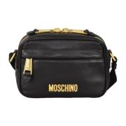 Moschino Läder Väska Black, Dam