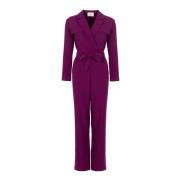 Freebird Elegant Jumpsuit med Långa ärmar Purple, Dam