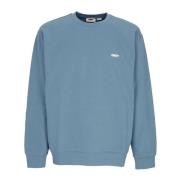 Obey Modig Box Fit Crewneck Sweatshirt Blue, Herr