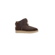 UGG Mörkbruna Shearling Ankelboots Brown, Herr