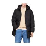 Tommy Hilfiger Essential Dunjacka Urban Stil Black, Herr