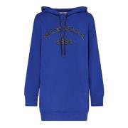 Max Mara Blå Sweatshirt Stilren Avslappnad Mode Blue, Dam