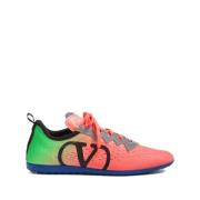 Valentino Garavani Fluorescerande VLogo Low-Top Sneakers Multicolor, H...