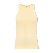 By Malene Birger Räfflad topp Amani Yellow, Dam