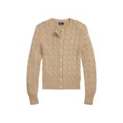 Polo Ralph Lauren Tvinning Stickad Tröja Beige, Dam