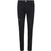 Amiri Script Logo Skinny Svarta Jeans Black, Herr