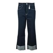 Cycle Denim Stretch Jeans Blue, Dam