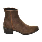 Hundred100 Western-stil Ankelboots i Sand Mocka Brown, Dam