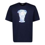 Versace Medusa Gallery T-shirt Vår-Sommar 2025 Blue, Herr