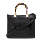 Fendi ‘Sunshine Small’ axelväska Black, Dam