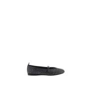 JW Anderson Mocka Kid Gummisula Ballerinaskor Black, Dam