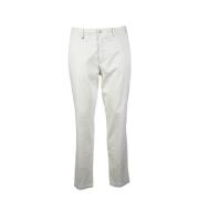 Hugo Boss Lyocell Bomull Elastan Byxor White, Herr