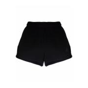 Golden Goose Stjärna Logo Svart Bomullsshorts Black, Dam