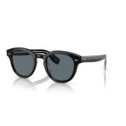 Oliver Peoples Polariserade solglasögon Cary Grant stil Black, Unisex