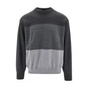 Armani Exchange Melange Pullover Sweater Gray, Herr