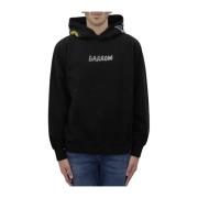 Barrow Hoodie med Framficka och Logo Black, Herr