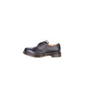 Dr. Martens Platta Läderskor Black, Herr