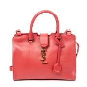 Yves Saint Laurent Vintage Pre-owned Laeder totevskor Red, Dam