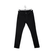 Yves Saint Laurent Vintage Pre-owned Bomull jeans Black, Dam