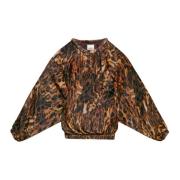 Isabel Marant Leopardtryckt sammetstopp Multicolor, Herr