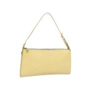 Louis Vuitton Vintage Pre-owned Laeder louis-vuitton-vskor Beige, Dam