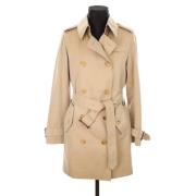 Burberry Vintage Pre-owned Polyester ytterklder Beige, Dam