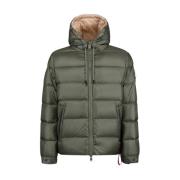 Afterlabel Verbier Glansig Nylon Pufferjacka Green, Herr