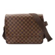 Louis Vuitton Vintage Pre-owned Canvas axelremsvskor Brown, Herr