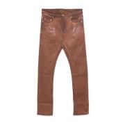 Rick Owens Detroit Cut Terra Jeans Brown, Herr