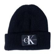 Calvin Klein Jeans Dam Beanie Höst/Vinter Kollektion Black, Dam