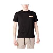 Suns Svart Bomull Herr T-shirt Vår/Sommar Kollektion Black, Herr