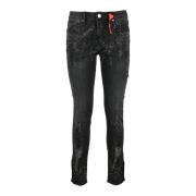 MET Bomullsblandning Slim Fit Jeans Gray, Dam