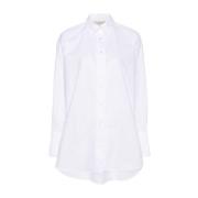 Remain Birger Christensen Oversize Vit Skjorta White, Dam