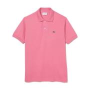 Lacoste Klassiskt Logopikétröja Rose Pink, Herr