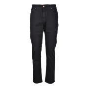 Daniele Alessandrini Herr Jeans 98% Bomull 2% Elastan Black, Herr